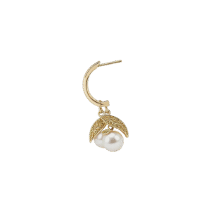 Regalo Rose Cuff Earrings Pearl - Image 1